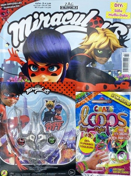 Miraculous Magazin 03/20 Cover mit Extra Packshot