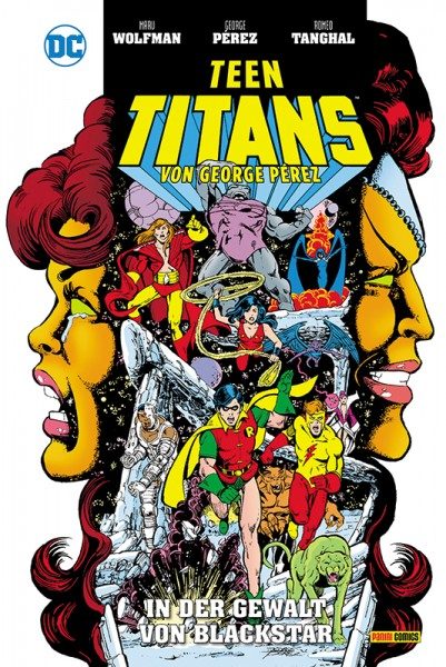 Teen Titans von George Pérez 4 Hardcover Cover
