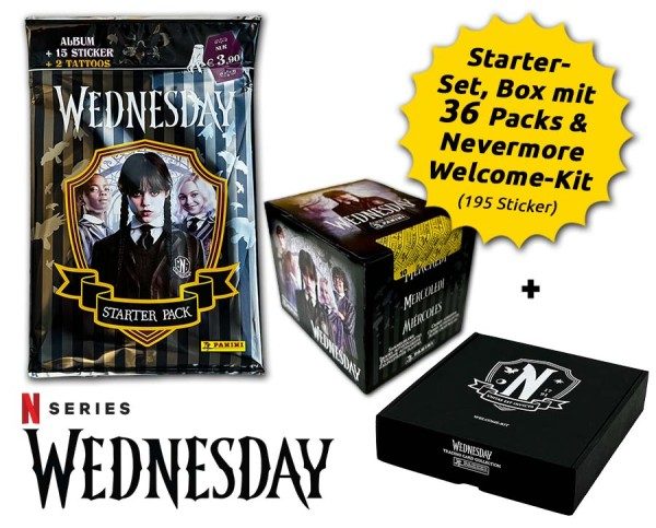 Wednesday - Sticker - Nevermore-Bundle