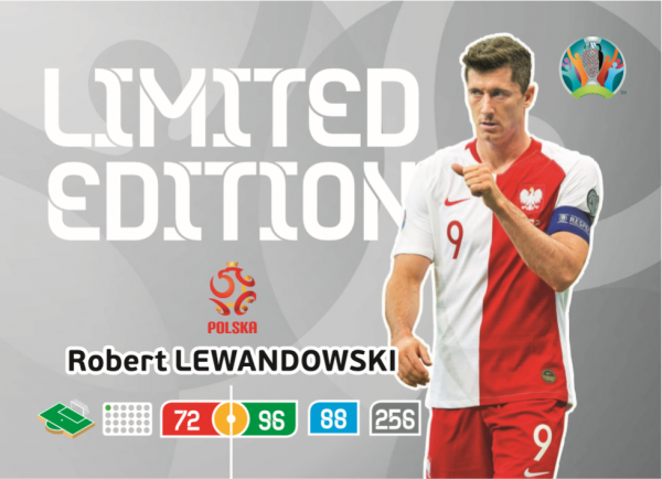 Euro 2020™ LE-Card - Robert Lewandowski (Polen) Vorne