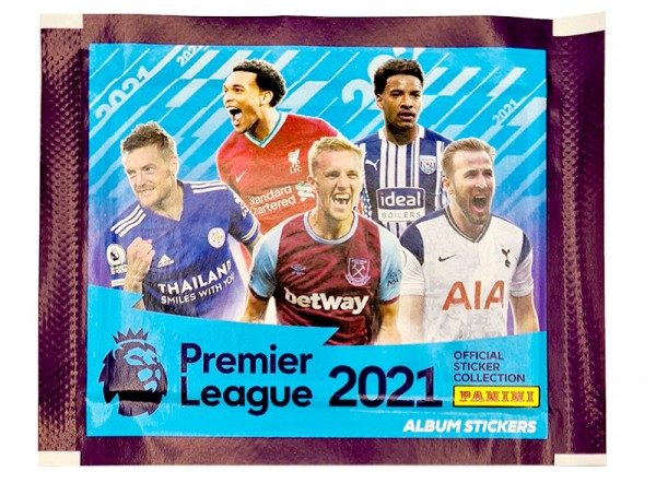 Premier League 2021 Stickerkollektion - Tüte 1 vorne
