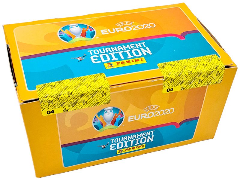 Panini Tüte Euro 2020 2021 Tournament Edition mit Special Code Rückseite rechts