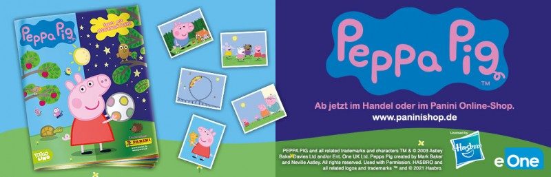 Panini Sticker 137 Peppa Pig Wutz auf Weltreise 