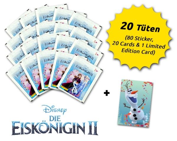 Sammelbundle - Disney Die Eiskönigin 2 - Sticker und Trading Cards