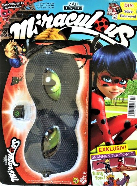 Miraculous Magazin 02/20 Cover mit Extra Maske Ladybug