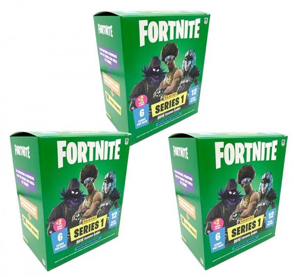 Fortnite Series 1 Trading Cards - Mega Blasterbox - 3 Stück