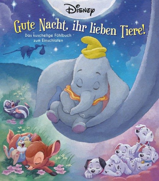 Disney - Gute Nacht, ihr lieben Tiere! Das kuschelige Fühlbuch zum Einschlafen Cover