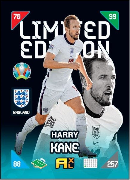 UEFA EURO 2020™ Adrenalyn XL™ 2021 Kick Off – LE Card – Harry Kane (England)