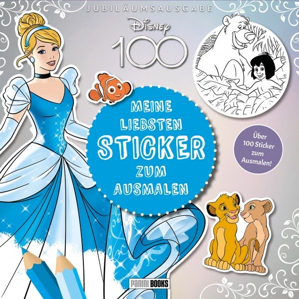 Disney 100 – Meine liebsten Sticker zum Ausmalen
