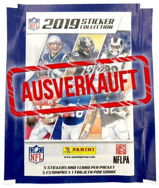 NFL 2019 Sticker & Trading Cards - Tüte - ausverkauft