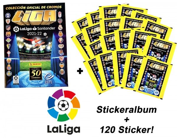 Panini La Liga 2021/22 Stickerkollektion - Starter-Bundle 