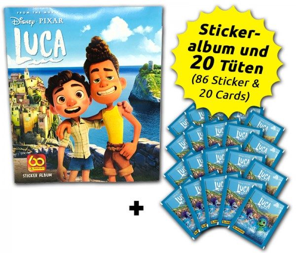 Luca Movie - Sticker & Cards Kollektion - Sammelbundle