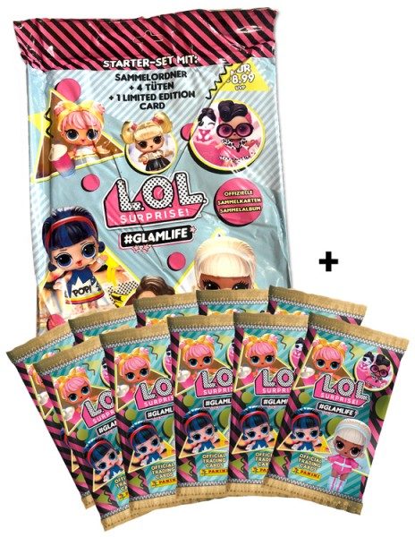 L.O.L. Surprise! #Glamlife Trading Cards Kollektion - Sammelbundle - Inhalt