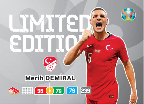UEFA Euro 2020 Adrenalyn XL Limited Edition Card Merih Demiral