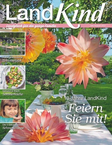 LandKind Magazin 04/22 Cover Jubiläumsausgabe
