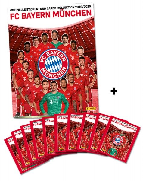 FC Bayern München - Offizielle Sticker- und Cards-Kollektion 2019/2020 - Minibundle