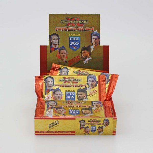 Panini FIFA 365 2018 Adrenalyn XL Trading Cards - Premium Box mit 12 Tüten