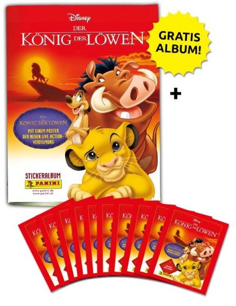 Disney der König der Löwen Stickerkollektion – Schnupperbundle