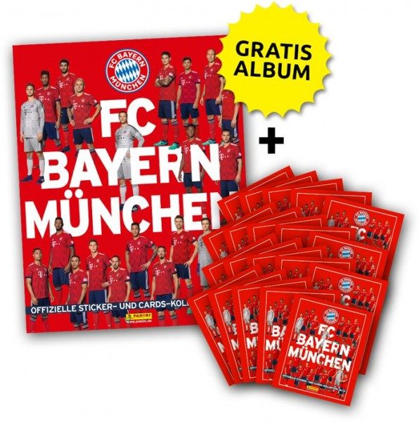 FC Bayern München - Offizielle Sticker- und Cards-Kollektion 2018/2019 - Sammelbundle