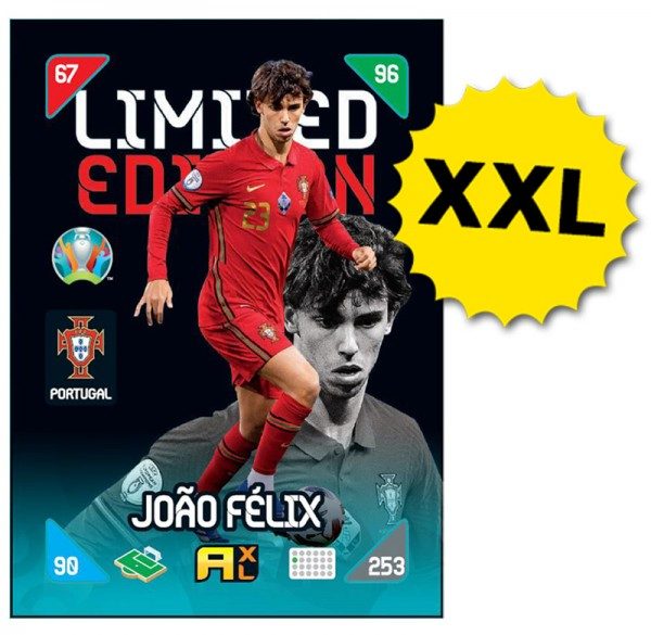 UEFA EURO 2020™ Adrenalyn XL™ 2021 Kick Off – XXL LE Card – Joao Felix (Portugal)