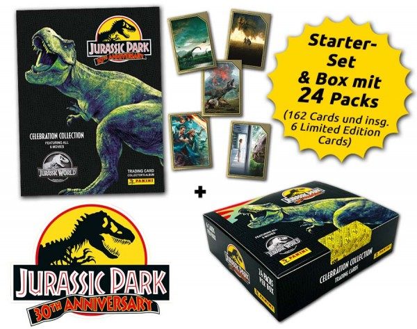 Jurassic Park 30th Anniversary Trading Cards - Box-Bundle