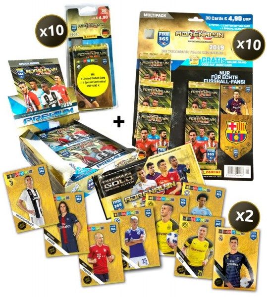 Panini FIFA 365 Adrenalyn XL 2019 Kollektion – Ultimate-Bundle