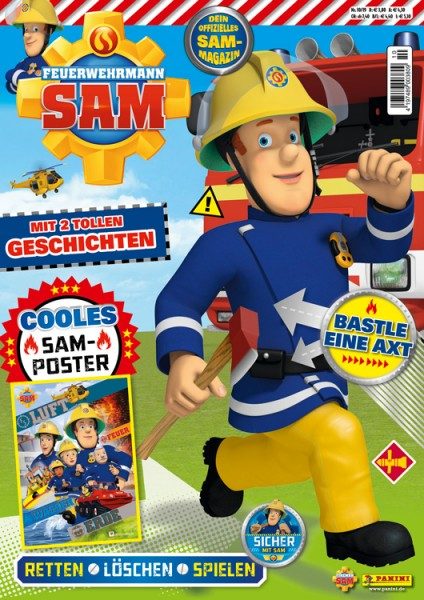Feuerwehrmann Sam 10/19 Magazin Cover 
