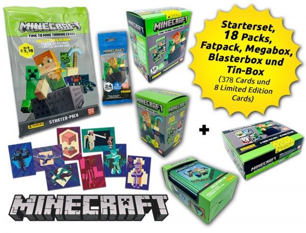 Minecraft - Time to Mine Trading Cards - All in One Bundle