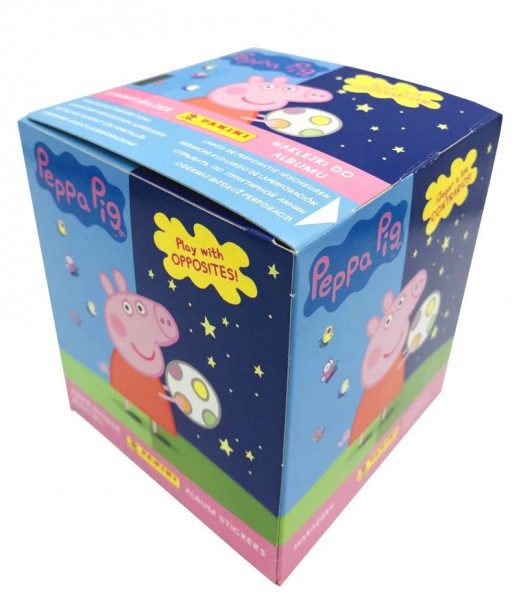 Peppa Pig - Spiele mit Gegensätzen - Sticker & Cards - Box