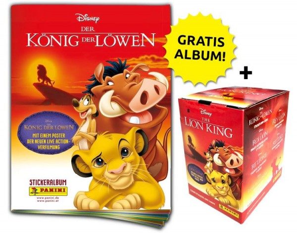 Disney der König der Löwen Stickerkollektion – Sticker-Starter-Bundle