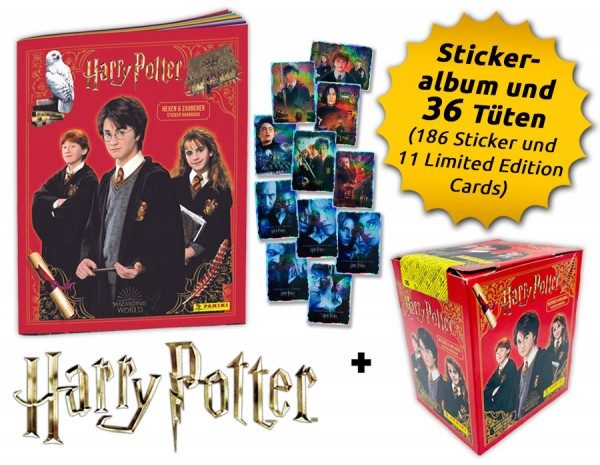 Harry Potter Anthology - Stickerkollektion - Box Bundle mit 11 Limited Edition Cards