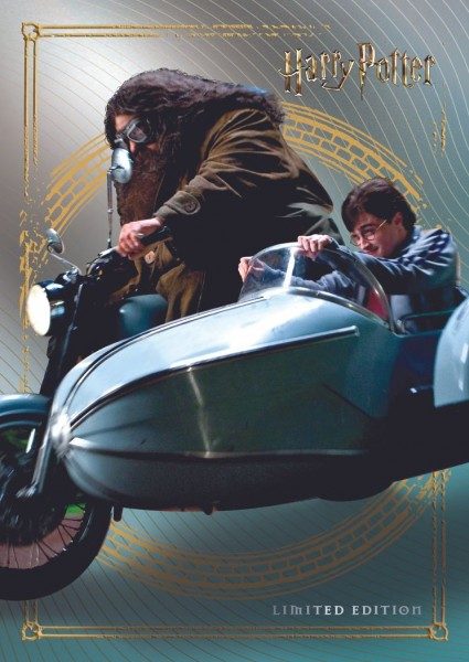 Harry Potter Evolution Trading Cards - LE Card 7 - Hagrids fliegendes Motorrad