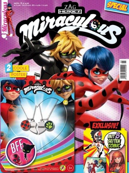 Miraculous Special Magazin 03/22 Cover mit Extra