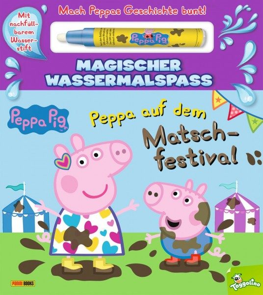 Peppa Pig - Peppa auf dem Matschfestival - Magischer Wassermalspaß Cover