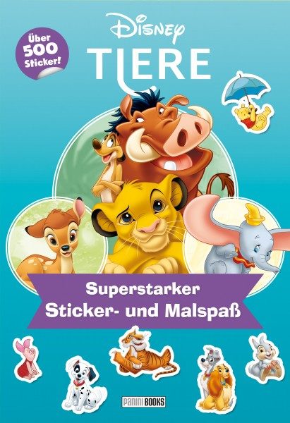Disney Tiere - Superstarker Sticker- und Malspaß Cover