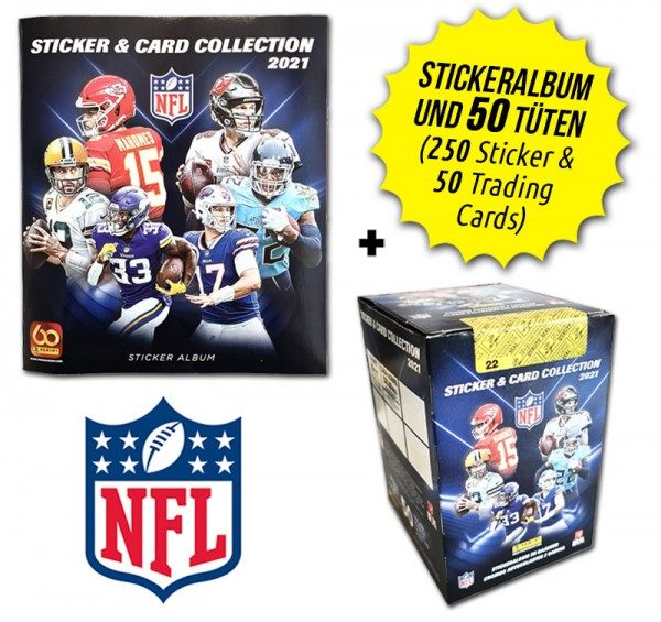 NFL 2021 Sticker & Trading Cards - Box-Bundle