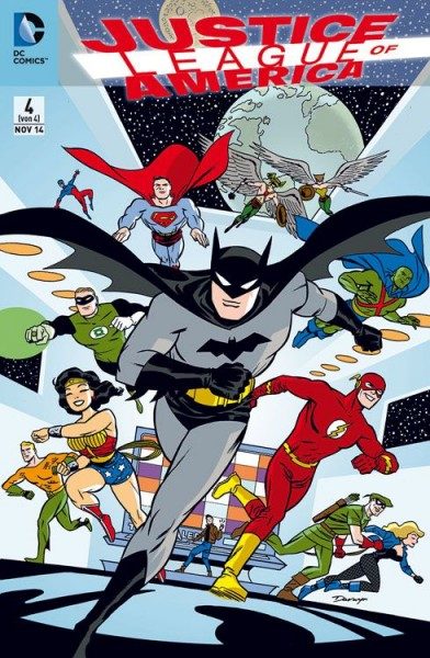 Justice League of America 4 (2014) Comic Action Variant (75 Jahre Batman)