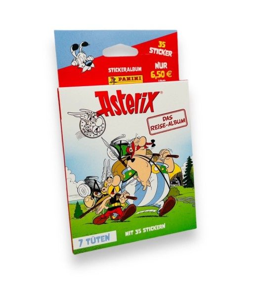 Asterix - das Reisealbum - Stickerkollektion - Blister mit 7 Stickertüten