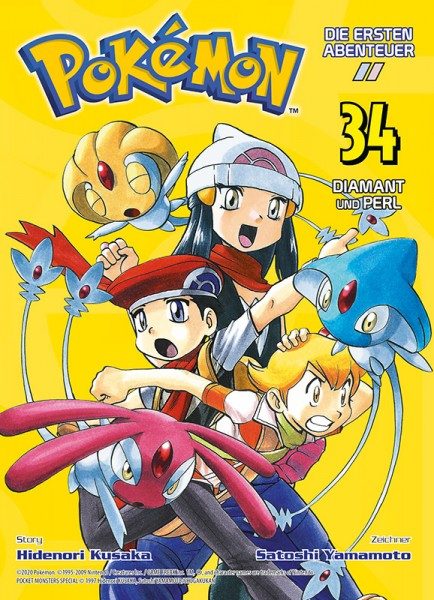 Pokémon - Die ersten Abenteuer 34 Diamant und Perl Cover