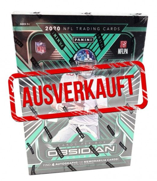 NFL 2020 Obsidian Trading Cards - Hobbybox - ausverkauft