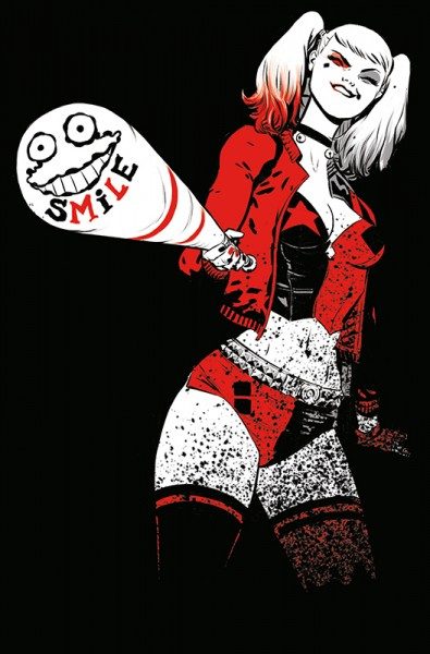 Harley Quinn - Schwarz, Weiß und Rot Hardcover