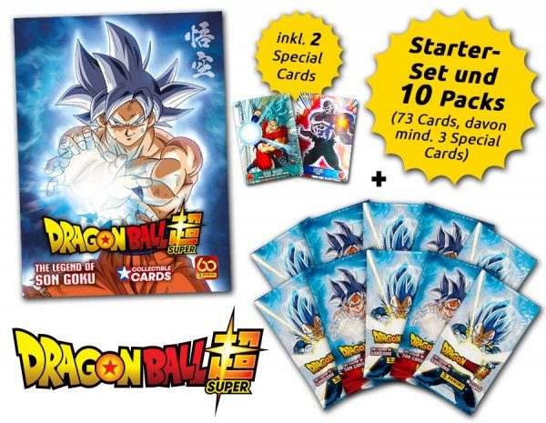 Dragon Ball Super - The Legend of Son Goku Trading Cards - Schnupper-Bundle