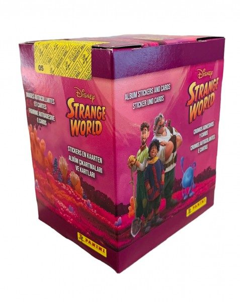 Disney Strange World - Sticker und Cards - Box mit 36 Tüten