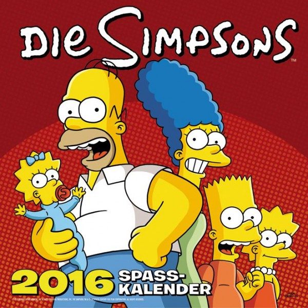 Simpsons - Wandkalender (2016)