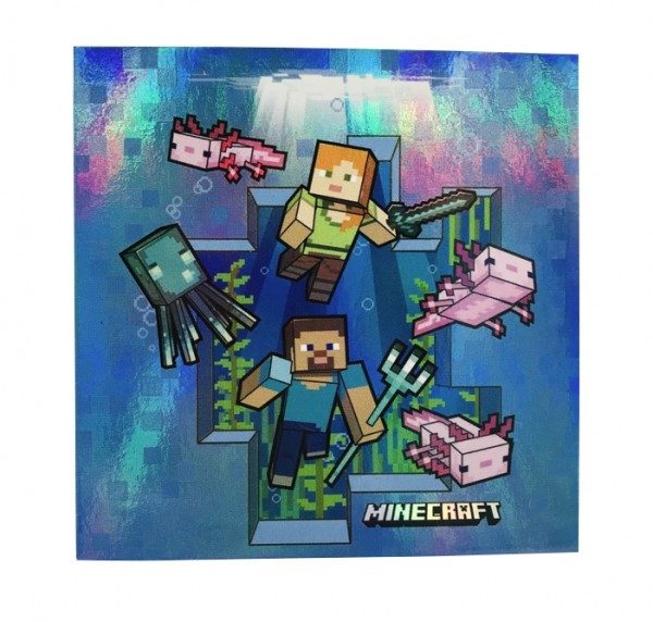 Minecraft - Treasure Stickerkollektion - Limited Edition Card - Meet the Newmobs
