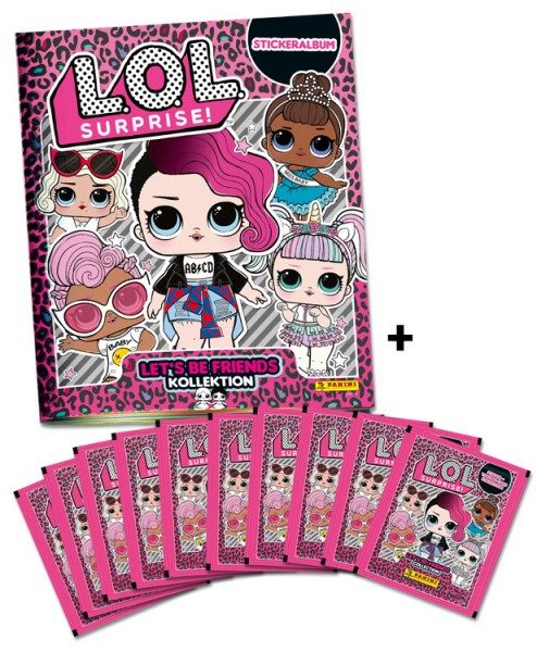 L.O.L. Surprise! Let's be Friends Sticker und Trading Cards 2019 - Schnupperbundle Inhalt