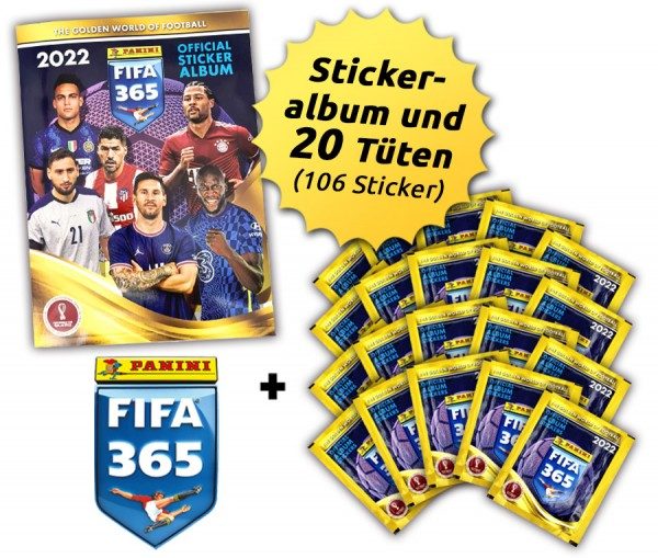 Panini FIFA 365 Stickerkollektion 2022 - Starter-Bundle