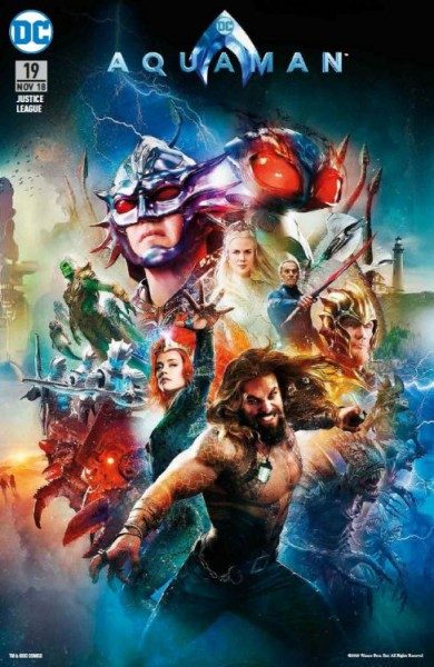 Justice League 19 (2017) Comic Action Essen 2018 Aquaman-Movie-Variant