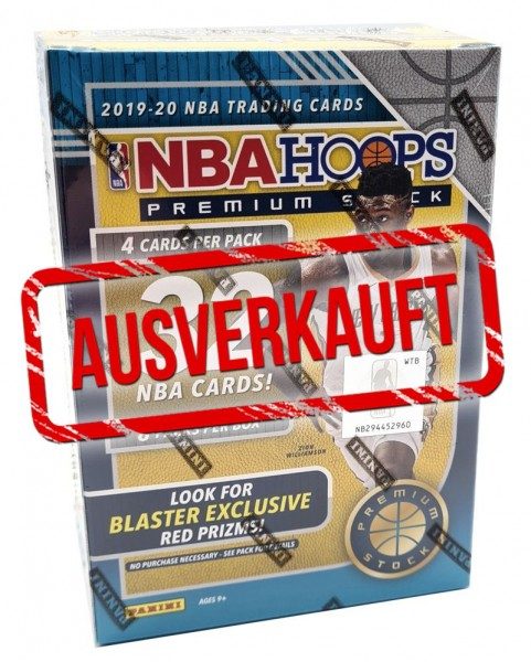 NBA 2019/20 Hoops Premium Stock Trading Cards -Blasterbox ausverkauft