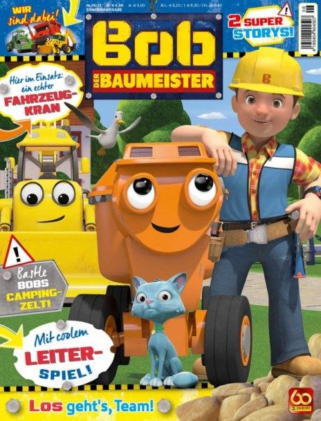 Bob der Baumeister Magazin 06/21 Cover